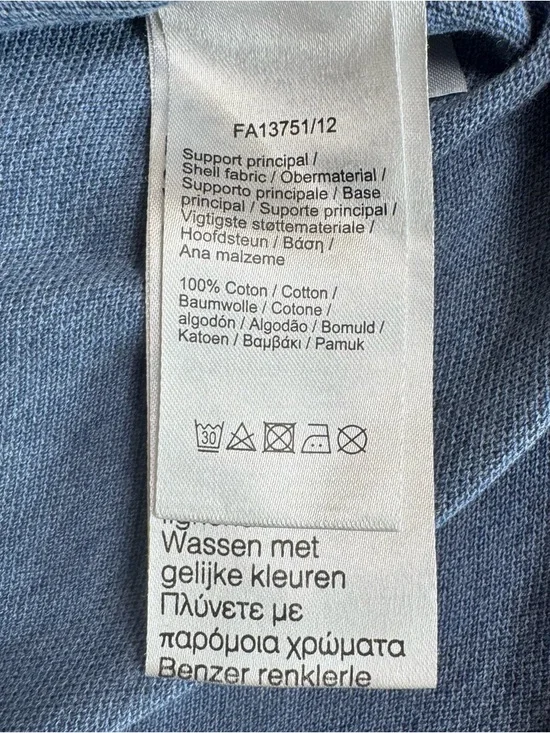 Lacoste Heathered Blue Short-Sleeve Size Large 🐊 - Picture 3 of 8